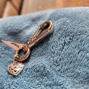 NEW Brighton Silver Heart Keychain